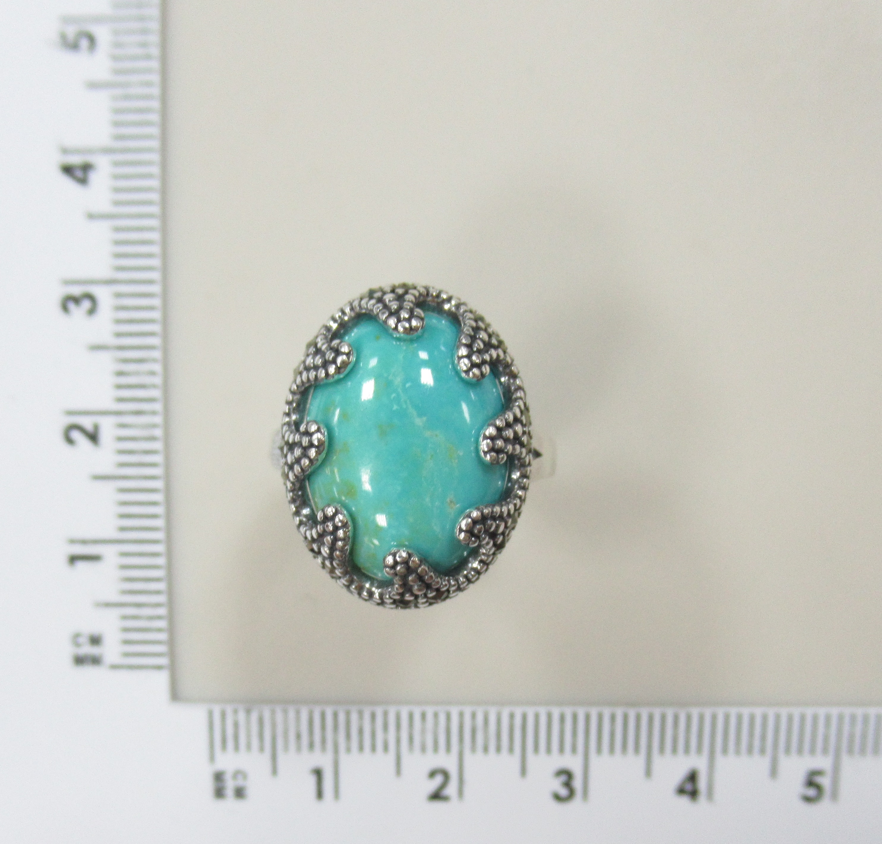 Серебряное кольцо с бирюзой